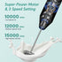 Milk Frother Handheld, USB-C Rechargeable Coffee Frother Wand, Electric drink mixer with Charging Base&3 Heads,3 Speeds Adjustable, Electric Whisk...