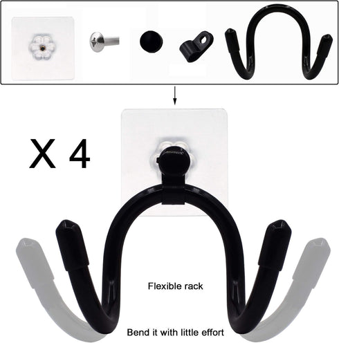 YYST Self –Adhesive Game Controller Wall Mount Storage Organizer Hanger Compatible with PS/Xbox/Series X Controller, Pro Controller Game Controlle...
