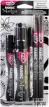 Tulip Fashion Markers 33702 Mrkt Multi Mix Tip Black 5Pk...