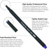Fineliner Pens, Set of 24 Fineliners, 0.4 mm Tips Fine Point Markers, Assorted Art Pens, Water-Based Fine Tip Markers for Drawing, Sketching, Jour...