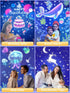 21 Sets of Films + Projector Night Light for Kids, Baby Star Projector for Bedroom, Ceiling, Kids Night Light with 360° Rotation Dimmable for Baby...