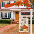 Hello Fall Pumpkin Garden Flag 12x18 Inch Double Sided, Autumn Sign Seasonal Yard Outdoor Thanksgiving Decor DF310...