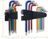 9 Pcs Hex Key Allen Wrench Set, Torx TRX Star Coloured Wrench Set T10, T15, T20, T25, T27, T30, T40, T45, T50 Hex Key Wrench Set for Furniture Ass...