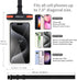 wellhouse Waterproof Phone Pouch, Waterproof Phone Case for iPhone 15 14 13 12 Pro Max XS Samsung, IPX8 3D Cellphone Dry Bag Beach Essentials Blac...
