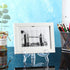 HESTYA 8 Pcs Clear Acrylic Easels Plate Stands Holders to Display Pictures or Other Items for Display Decoration (4.5 Inch)...