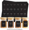 ThreeKin 230 Spice Jar Labels | Waterproof & Oil-Resistant Black Minimalist Stickers for Kitchen Organization | Common & Customizable for Herbs, S...