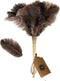 Feather Duster, Feather Dusters for Cleaning Ddzmz Fluffy Natural Genuine Ostrich Feathers with Wooden Handle Reusable Handheld Ostrich Feather Du...