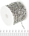 UMAOKANG 16.4 Feet Stainless Steel Jewelry Making Chain, Silver Necklace Bracelet Chain for Women Jewelry DIY Chain Bulks...