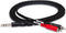 Hosa TRS-203 Insert Cable 1/4 Inches TRS to Dual RCA - 9 Feet...