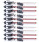 1 Ft - 16 AWG Cable Connector SAE to O-Ring Terminal Harness, 10A, Extension Cord Quick Disconnect for Battery Charger, Car, Motorcycle (10 Pcs wi...