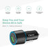 Cluvox 35W USB C Car Charger Adapter, Fast Charging Compatible for iPhone 15 Plus/Pro/Max/14/13/12/11/SE, Samsung Galaxy Phone Charger for Automob...