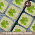 3dRose CST_39339_2 Green Clover Irish Art St. Patricks Day Soft Coasters, Set of 8...