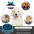 2 Packs Slow Feeder Dog Bowl, Puzzle Dog Food Bowl Anti-Gulping Interactive Dog Bowl for Small/Medium Sized Dogs (Blue&Green)...