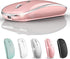 Wireless Mouse for MacBook Pro MacBook Air Mac iMac Desktop Computer Chromebook Win7/8/10 PC HP Dell Laptop (Rose Gold)...
