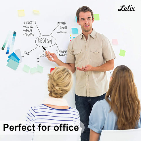 Lelix Dry Erase Markers, 42 Pack 14 Black+14 Blue+14Red Dry Erase Markers Chisel Tip,Dry Erase Markers Bulk,Whiteboard Markers for School, Office ...