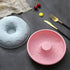 Big Size Silicone Donuts Pan Non-stick Cake Baking Molds for Bagel and Doughnut (8 Inch Pink)...