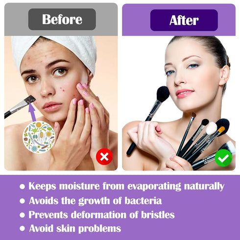 Makeup Brush Cleaning Bowl,3 in 1 Silicone Cosmetic Brush Cleaner Mat,Makeup Brush Cleaner Machine with Drying Holder Brush Cleaning Scrubber Dryi...