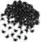 SAVITA 100pcs Realistic Spider Halloween Decoration, Plastic Mini Spider Black Realistic Scary Spider Prank Halloween Haunted House Decorations fo...