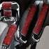 Valleycomfy Soft Velvet Seat Belt Shoulder Pads with Bling Rhinestones Car Bling Seat Belt Covers for Women, Crystal Handbrake Cover, Bling Ring S...
