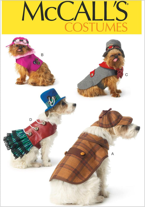 McCall's Patterns M7004, Dog Costume Sewing Pattern, 4 pc...
