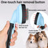 Self cleaning slicker brush for dogs and cats, skin-friendly grooming cat brush, easy-to-clean dog hair brush, depilatory brush, hair brush puppy ...