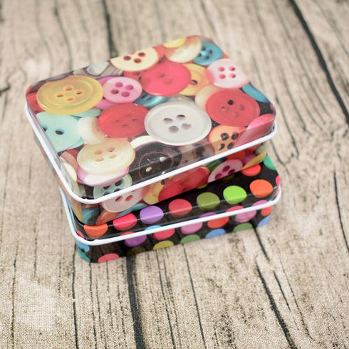 GOOTRADES 4 Pack Mini Iron Tin Box Jewelry Cards Coin Storage Rectangular Bags Case...