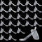 120 Pcs 2.4 Inch Plastic Pegboard Hooks Peg Board Shelving Hooks Pegboard Locking Hooks for Peg Boards Craft, Storage, Garage, Kitchen, Tools and ...