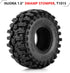 INJORA 1.0 Tires - 58 * 24mm Swamp Stomper S5 Tires for SCX24 AX24 TRX4M FCX24 1/24 1/18 RC Crawler Car,T1015...