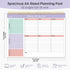 Weekly To Do List Notepad with 52 Undated Sheets?8.5"×11"?- Weekly Desk Planner for Women & Man, Work and Home - Violet Dream...