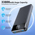 Portable Charger, 33800mAh Power Bank, 22.5W Fast Charging Battery Pack with USB C/USB A Output, Digital Display Portable Phone Charger for iPhone...