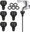 Drip Irrigation Hose Adapters,1/4 Inch Drip Irrigation Tubing x 3/4 FHT Swivel Garden Faucet Connectors with Lock Barbed for Drip Irrigation Syste...