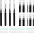 Interdental Brush, 60Pcs Soft Braces Brush Set, 20Pcs Tooth Flossing Head for Oral Hygiene Tooth Cleaning with 40pcs Disposable Braces Flossers To...