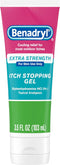 Benadryl Extra Strength Anti-Itch Topical Gel with 2% Diphenhydramine HCI for Itch Relief of Outdoor Itches Associated with Poison Ivy, Insect Bit...