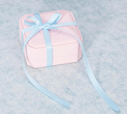 YASEO Baby Sky Blue Ribbon, Solid Color Double Faced Polyester Satin Ribbon - 1/4 Inch Wide, 100 Yards Long, Perfect for Wedding, Gift Wrapping, S...
