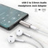 MOSWAG USB C to 3.5mm Headphone Adapter, Wide Compatibility, Plug and Play for Samsung, iPad, Pixel, Huawei...