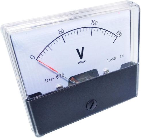 Analog Panel Volt Voltage Meter Voltmeter Gauge DH-670 0-150V AC...