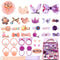 Baby Girl's Hair Clips Cute Hair Bows Baby Elastic Hair Ties Hair Accessories Ponytail Holder Hairpins Set For Baby Girls Teens Toddlers, Assorted...