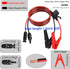 QIANRENON Solar Panel Connector Cable 12AWG Solar Panel Connector to Battery Clip Extension Cable Alligator Clip to Male & Female Solar Connectors...