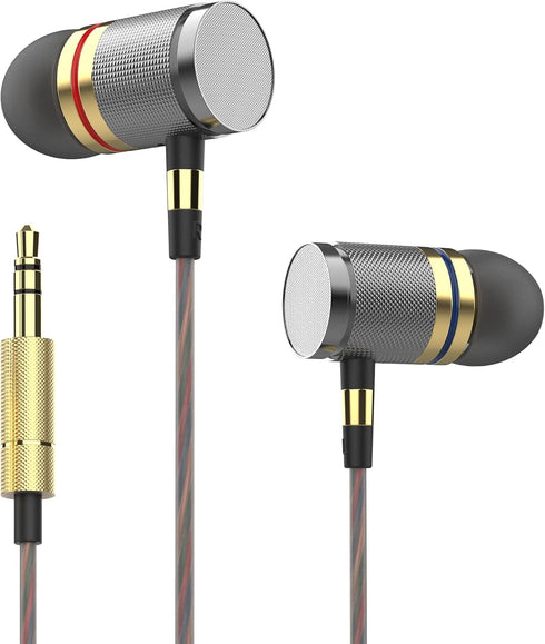 Betron YSM1000 Earphones in Ear Headphones Wired 3.5mm Jack Tangle-Free Cable Case and Noise Isolating Earbuds......