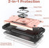 for iPhone SE 2020 Case with Screen Protector,Shockproof Drop Test Cover with Kickstand Lightweight Protective Case for iPhone 6/6s/7/8/SE 2020/SE...