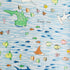 Cotton Fabric Squares 5x5 Charm Packs for Quilting 5 inch for Baby Boy Sewing Patchwork 42pcs (Ocean Fabric)...