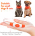Led Dog Collars for Small Dog,Vizpet XS Light up Adjustable Collar USB Rechargeable Bright Safety Pet Collar for Cats Dogs(Orange)...