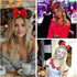 Mouse Ears,Mouse Ears Headband,Halloween Headbands for Women,2 Pcs Mouse Ear Costume Headbands for Christmas Birthday Party,Shiny Sequin Bow Mouse...