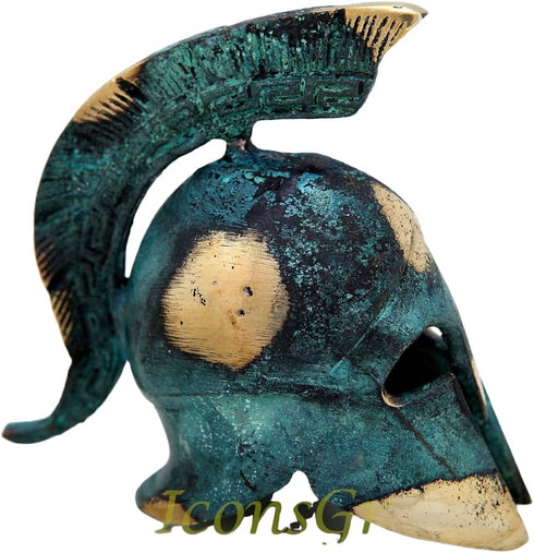 IconsGr Ancient Greek Bronze Museum Replica of Spartan Officer Helmet (389)...