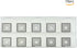 DLtools 12mm Carbide Inserts for Wood- (12mmX12mmX1.5mm)4-Edge Square Straight Carbide Insert Replacement Cutters for Woodworking Lathe Turning To...