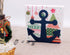 BetyHom Vintage Metal Nautical Anchor Napkin Holder (BLUE)...