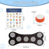 Dog Buttons for Communication, 7 Dog Talking Button Set, Recordable Training Buzzers, Speaking Button for Dogs with Waterproof Anti-Slip Dog Butto...