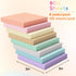 EOOUT 8 Pads Lined Sticky Notes, 3x3 Inches Self-Stick Note Pads, 100 Sheets/Pad, Super Adhesive Memo Pads, Morandi Colors Lined Sticky Notes for ...
