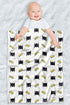 LOGOVISION Batman Lightweight Baby Blanket, 30"X40", Masks and Bats Pattern Unisex for Infants Girls & Boys...