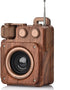 Retro Bluetooth Speaker with FM Radio, Wireless, Stereo Sound, Bluetooth 5.1, USB-C, Bass, AUX&TF-Card Input, Portable Bluetooth Speaker for Home,...